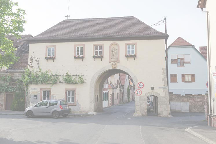 Das Würzburger Tor in Thüngersheim